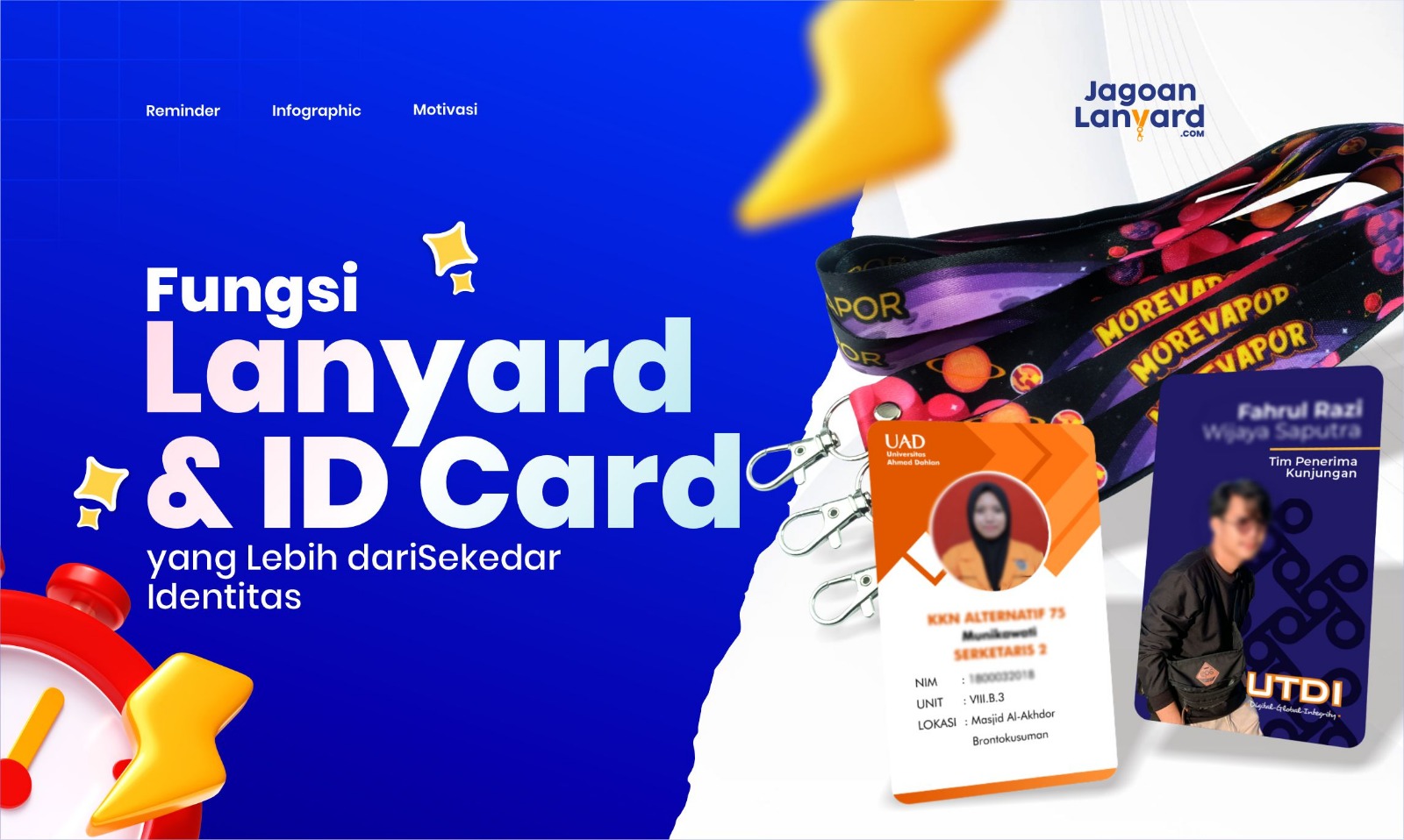 Fungsi Lanyard dan ID Card